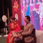 Rupali Bhosale Instagram - दसरा चौक, कोल्हापूर येथील हळदी कुंकू कार्यक्रमात सहभागी झाले अनिरुद्ध आणि संजना... @milindgawali @rupalibhosle #HaldiKunku #StarPravah #StarPravahHaldiKunku