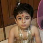 Rupali Ganguly Instagram - Janmashtami ki Shubhkamnayen ❤️🙏🏻 #throwbackthursday #throwback #janmashtami #thursday #rudranshverma #rupaliganguly #anupamaa #instagood #jaimatadi #jaimahakal
