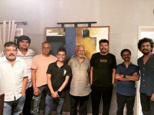S. Shankar Instagram - Thank you Mani sir for this truly special evening! Catching up with these fine and celebrated filmmakers, sharing memories while making them, vibing to some evergreen #Illayaraja and @arrahman songs sung by @karthikmusicexp…I feel these moments are the true wealth that we’ve earned! And thank you @suhasinihasan for the hospitality!

#ManiRatnam #Vetrimaaran #DirectorSasi