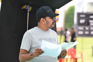S. Shankar Instagram - Jumping right into a riveting fight sequence. Back in action, truly! #gamechanger