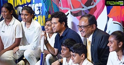 Sachin Tendulkar Instagram - We are proudly unveiling our partnership with cricket icon @sachintendulkar, to make cricket possible across the world. Our Beyond Boundaries initiative is our 5-year commitment to deliver fifty repurposed shipping containers full of cricket equipment to support grassroots cricket across the globe. The first 10 of these containers pay tribute to the master blaster himself. Each container will be decorated by local artists. The first finds its home in Mumbai and we marked the start of our journey by distributing cricket kits to children from multiple local academies. Over the next five years, our network spanning 75 countries will distribute 49 more containers, through smart logistics, beyond boundaries.  #SmartLogisticsBeyondBoundaries #DPWorldxICC #Partnership