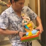 Sachin Tendulkar Instagram - Ganpati Bappa Morya! पुढच्या वर्षी लवकर या!
