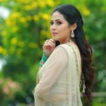 Sadha Instagram - Janmashtami wishes to you all! 🌼🌼🌼 Like Krishna, let’s be kind to all those around us, irrespective of their species! 💚 Stylist harinireddy Outfit @myriti Jewellery @kushalsfashionjewellery PC @ranjithpawan_photography #sadaa #janmashtami