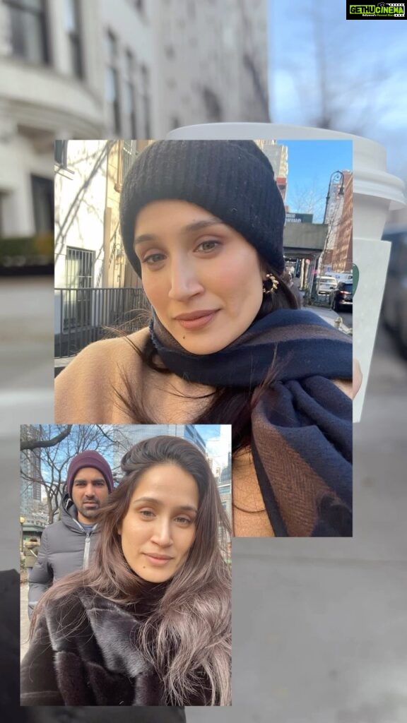 Sagarika Ghatge Instagram - Starting the day with a stroll through the bustling streets, sipping on warm coffee, and enjoying every moment of our trip ❤️ #throwbacknewyorkcity
