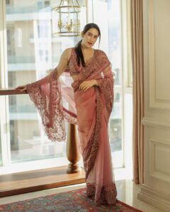 Sagarika Ghatge Instagram - Saree soiree, here’s to timeless fashion

Wearing @jade_bymk