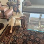 Sagarika Ghatge Instagram - Happy Diwali from Me and Logan !!! Only one who is free to pose for pictures today as @zaheer_khan34 is too busy working #worldcup