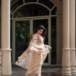 Sagarika Ghatge Instagram - | AHILYA | Beige chanderi anarkali and dupatta featuring our signature hand painted pink floral motifs paired with a cotton churidar. @akuteebysagarika Shop the look on www.akutee.co.in (link in bio) Photographer: @sprinkledwords . . . . . #AkuteeBySagarika #WomenOfAkutee #AkuteeClassics #Festive #Ethnic #Traditional #Anarkali #HandPainted #Elegant #IndianWear #TimelessClassics #SagarikaGhatge #AnarkaliSet #ChanderiSilk #OccasionWear #Style #MadeInIndia #ChanderiSuits #ChanderiAnarkali #KurtaSet