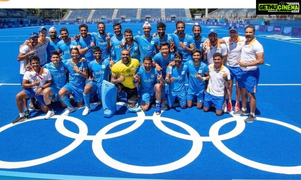 Sagarika Ghatge Instagram - The indian men’s hockey team rewrote history as they brought back the Olympic medal after 41 years - what a fabulous win. 👏🙌🏼🥉