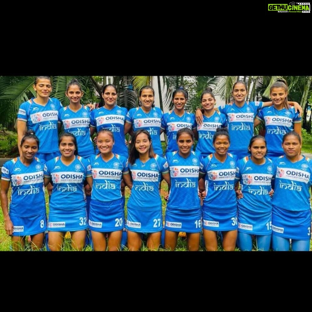 Sagarika Ghatge Instagram - The Indian women’s hockey team created history today by entering the olympics semi finals for the first time - congratulations to the whole team and more power to our women👏👏🙌🏼❤️
