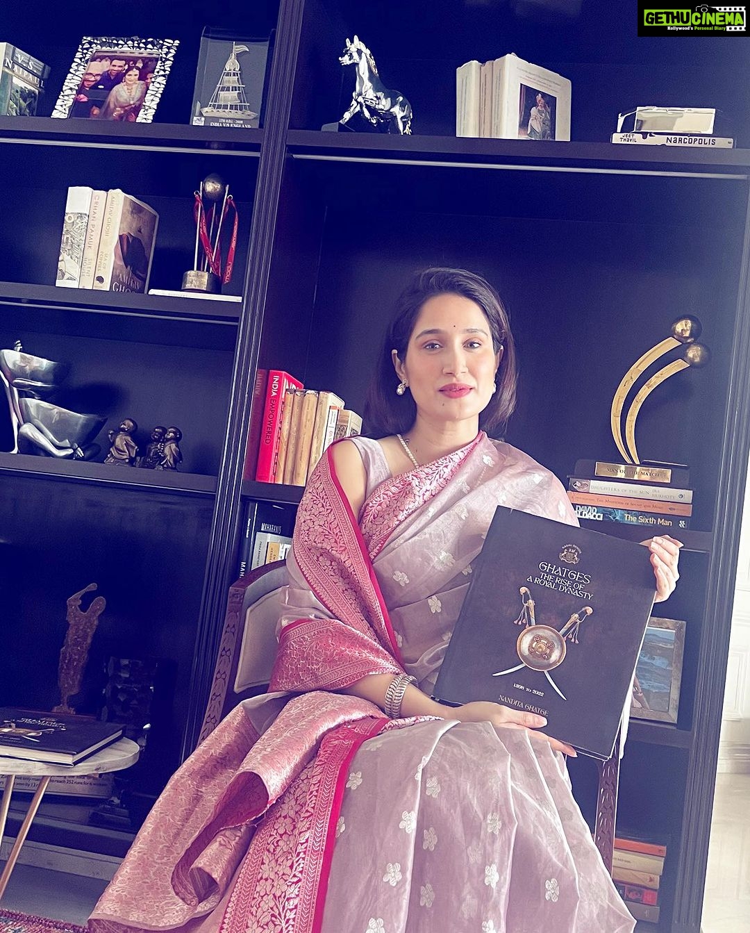 Sagarika Ghatge Instagram - Kitabkana is hosting a book reading and signing event of our family history in the book "Ghatges: The Rise Of A Royal Dynasty 1398-2022", As we walk through the pages of history, my kaki Nandita Ghatge @nanditaghatge @kagal_senior traces the family lineage back to the 1400s . Over these 600 years, our family has persevered, producing some remarkable individuals. For us, as a family, this moment fills us with pride and a sense of humility but also carries with it a great responsibility to uphold and continue the family values. If you wish to delve deeper into our story, please join us for the book reading event. The book is available at Kitabkhana, Nalanda Bookstore, Titlewave, and Amazon.