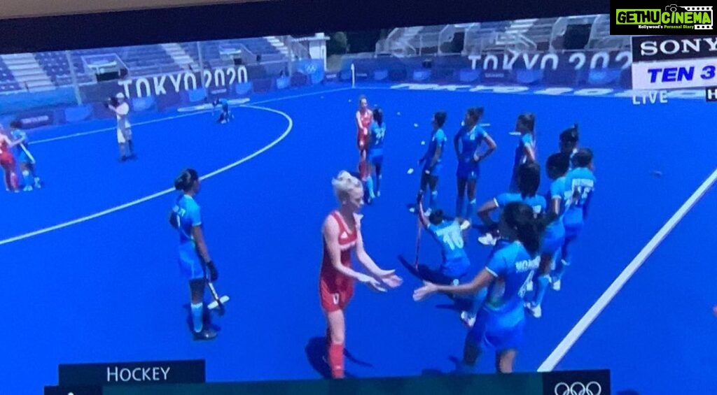 Sagarika Ghatge Instagram - What a spectacular game . You girls are just unreal and to have the whole nation wake up and watch you play against Great Britain and fight hard is the biggest victory for all of us . #soproud #womenshockeyindia 🏑🇮🇳