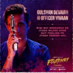 Sagarika Ghatge Instagram - A CBI officer who won’t give up until he finds the truth .#footfairy @gulshandevaiah78 @kanishk.varma @andpicturesin @oddballindia