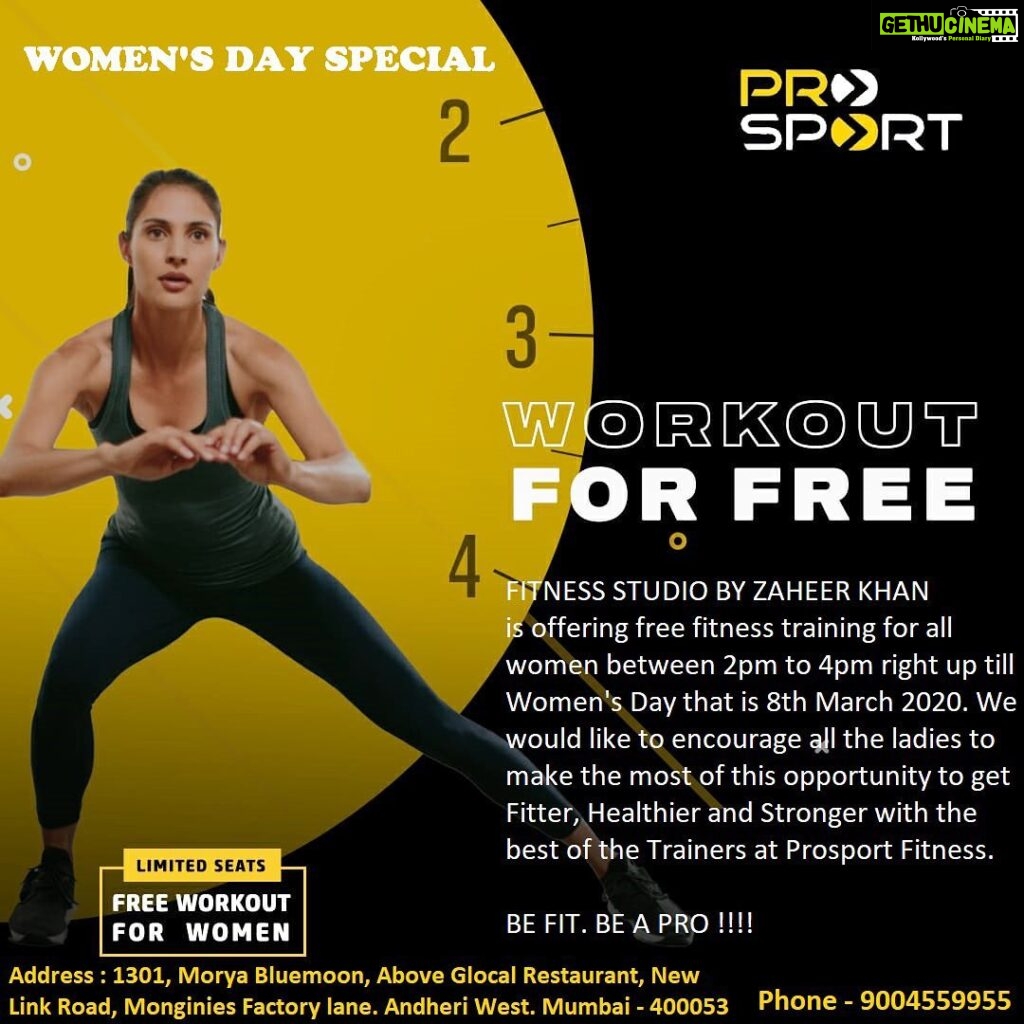 Sagarika Ghatge Instagram - Let’s get Fitter, Healthier and even more Stronger 💪🏼 @prosport_fit @zaheer_khan34 #womensday #fitness #getfit #womenfitness ProSport Fitness