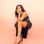 Saiee Manjrekar Instagram - 🪩 Outfit @adabymehar Jewellery @karishma.joolry Footwear @stevemaddenindia Styled by @sheefajgilani Style team @astha_kothari @jhanvikhatwani_ Makeup @miimoglam Hair @kimberlyychu 📸 @tejasnerurkarr