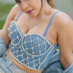 Sakshi Agarwal Instagram – Back to strangers⭐️⭐️
.
#instagramreels #reelsinstagram #trending #foryou #denimskirt #denimlook #denimstyle #sakshiagarwal #strangers #trendingreels #braidedhairstyles 
.
Wardrobe: my own✨💕
Hmua: @murugeshmakeup_hair 
@krush_makeup_artistry 

Pic: @sathyaphotography3 
Styling : @soigne_official_ 
@ecrgroupofhotelandresorts @jonnyjd5 Chennai, India