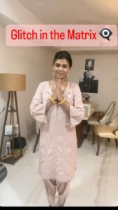 Sakshi Pradhan Instagram - #Glitch in the #Matrix 🌀
..
..
..
..
..
..
..
..
..
..
..
..

#feel #cannes #july #gratitude #godschild 
#viralvideos #viralreels #viralpost #reelitfeelit #cinema #reelkarofeelkaro #reelsinstagram #instagram #instagood #makingindiaproud 
#indiangirl #pink #bombay #om #looktest #artist #actor #cannes #bolkywood #hollywood #influence #art #cinema #indiancinema #americancinema