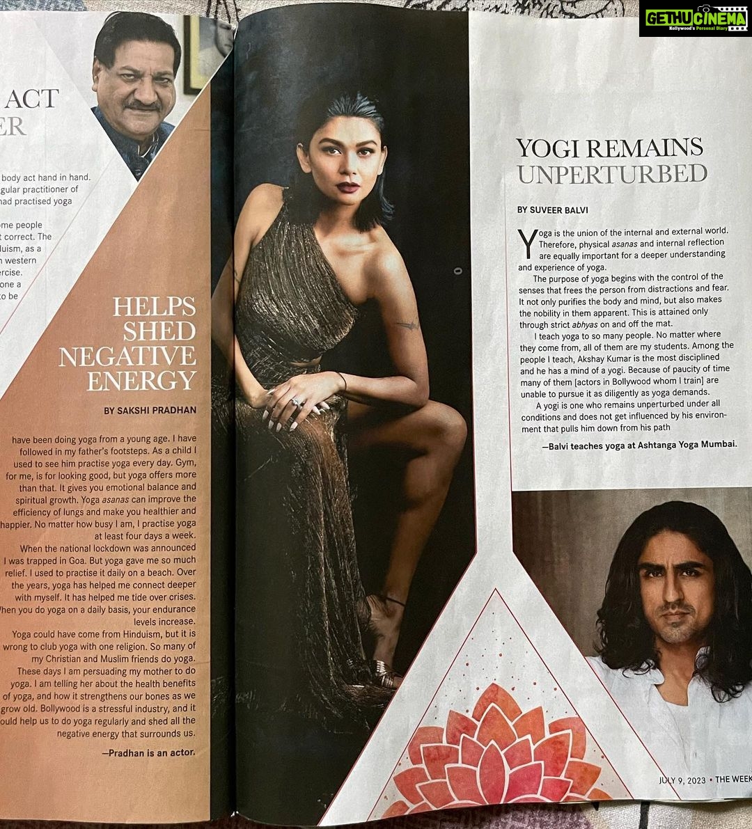 Sakshi Pradhan Instagram - @theweek_magazine #Yoga #Unlimited! #SpiritualGrowth 🧘🏽♀️ .. .. .. .. .. .. .. .. .. .. .. .. .. .. .. .. .. .. .. .. .. .. .. #Theweekmagazine #Editorial #instagram #newsarticle #postivequotes #healthnews #yogalove #footstepsofmyfather