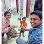 Sameera Sherief Instagram - "Simple joys, big love! ☕❤️ With Sameera and our son Arhaan, every moment is a treasure. In this pic, Arhaan's cup might be empty, but his enthusiasm is full to the brim. It's a reminder that happiness is in the little things. #FamilyLove #CoffeeCheers #FamilyMoments #JoyfulDays #SimplePleasures #Togetherness #CherishedMemories #LoveInACup #ArhaanAndUs #FamilyForever #HappinessInSmallThings #ShareTheLove #FamilyPhotography #Heartwarming #sameerasherief #syedanwar #syedarhaan