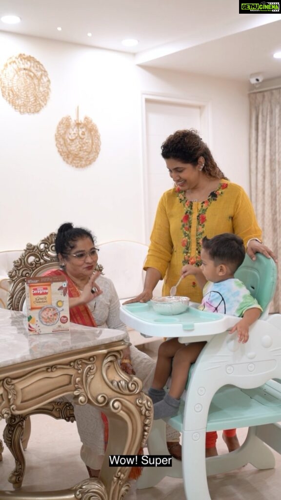 Sameera Sherief Instagram - A taste of tradition, a bite of nutrition! Nestle Ceregrow - where the goodness of ragi meets the love of Grandma’s kitchen. Packed with essential nutrients to nourish your little one’s journey. Perfect for toddlers, it has a delightful taste is good for health, ensuring they grow strong and healthy @nestleceregrow #NestleCeregrow #MummyKiMummyBhiPasandKarengi #RagiKiGoodnessCeregrowKiTasalli #IYOM2023 #InternationalYearOfMillets #ragiinabowl #goodnessofragi