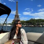 Samiksha Jaiswal Instagram - Give me fresh flowers and an old love.🥀 @greenrivercruises this was such an experience. Cruising through the heart of paris on the stunning seine river.✨ #seine #cruise #paris #greenrivercruise #seineriver #instagood Seine River Cruise