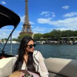 Samiksha Jaiswal Instagram - Give me fresh flowers and an old love.🥀 @greenrivercruises this was such an experience. Cruising through the heart of paris on the stunning seine river.✨ #seine #cruise #paris #greenrivercruise #seineriver #instagood Seine River Cruise