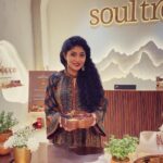 Samyukta Hornad Instagram - So happy to be @soultree.in’s soul-Mitra… it’s more than a brand, more than a lifestyle… #SoulTree was My ajji’s go to brand. My ajji had sensitive skin so we needed to find make up that wouldn’t cause her any allergies, and also soothe any. We discovered SoulTree about four years ago, together. It just worked. I still have her make up kit with all her soultree products in them. 🌸 So maybe, it’s her… showing me the way… from up above. I’m so happy to be a part of the SoulTree family today :) thank you 🤍 Just like how we nourish our bodies with organic food, our skin deserves care with organic beauty products… detergents… and other sustainable essentials. Everything we could ever think of to stay healthy and happy nature has already created for us :) June hails Environment Day, a call to live sustainably, organically & mindfully. For me, it has always been the small things that contribute towards a much larger picture, and huge change. So, I choose brands such as SoulTree, that not only stand by the ethos of sustainability, but also follow through with action. From their solar & nature committed Soul Sanctums, made with biodegradable materials and reclaimed wood, to their organic and natural certified formulations, the brand stands for all things sustainable. #SoulTree #Soul #Mind #Body #Sustainability #Love #environment #Organic MUA: @madhurishetty_