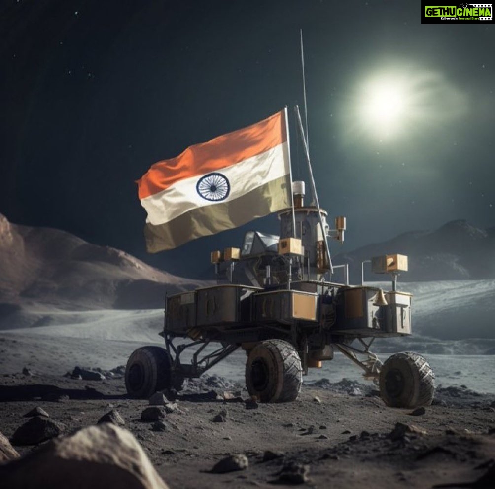 Samyuktha Instagram - INDIA is on the Moon . Moment of pride for every Indian . Congratulations @isro.in 🇮🇳 #chandrayaan3 JAI HIND