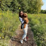 Sanaya Irani Instagram - Throwback to when Sunday’s were sunny 🌞. Spending time with my sweetest boy Kobe 🥰.