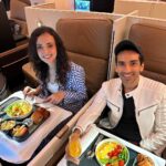 Sanaya Irani Instagram - That feeling of being in the clouds ☁️. @etihad you got CLOUD 9 covered 😄😄. #etihad #travel