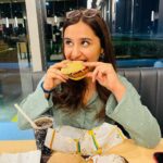 Sanaya Pithawalla Instagram - No you can’t sit with me because I don’t share my food 😛 Stepped out in my PJ’s to go have mc Donald’s at 3am last night at the new 24 hour mc Donald at the airport ♥️