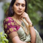 Sanchana Natarajan Instagram - 🍃 Shot by - @arunprasath_photography Wearing- @avantrabytrends Chennai, India