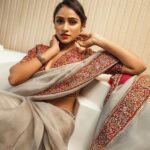 Sangeetha Sringeri Instagram - • E L E G A N C E • Styled by: @styleline_bydee & @beingstyl Photography: @theportraitstudio_tps Outfit: @samyakkclothing MUA: @dheerajamakeovers Studio: @tps_spaces