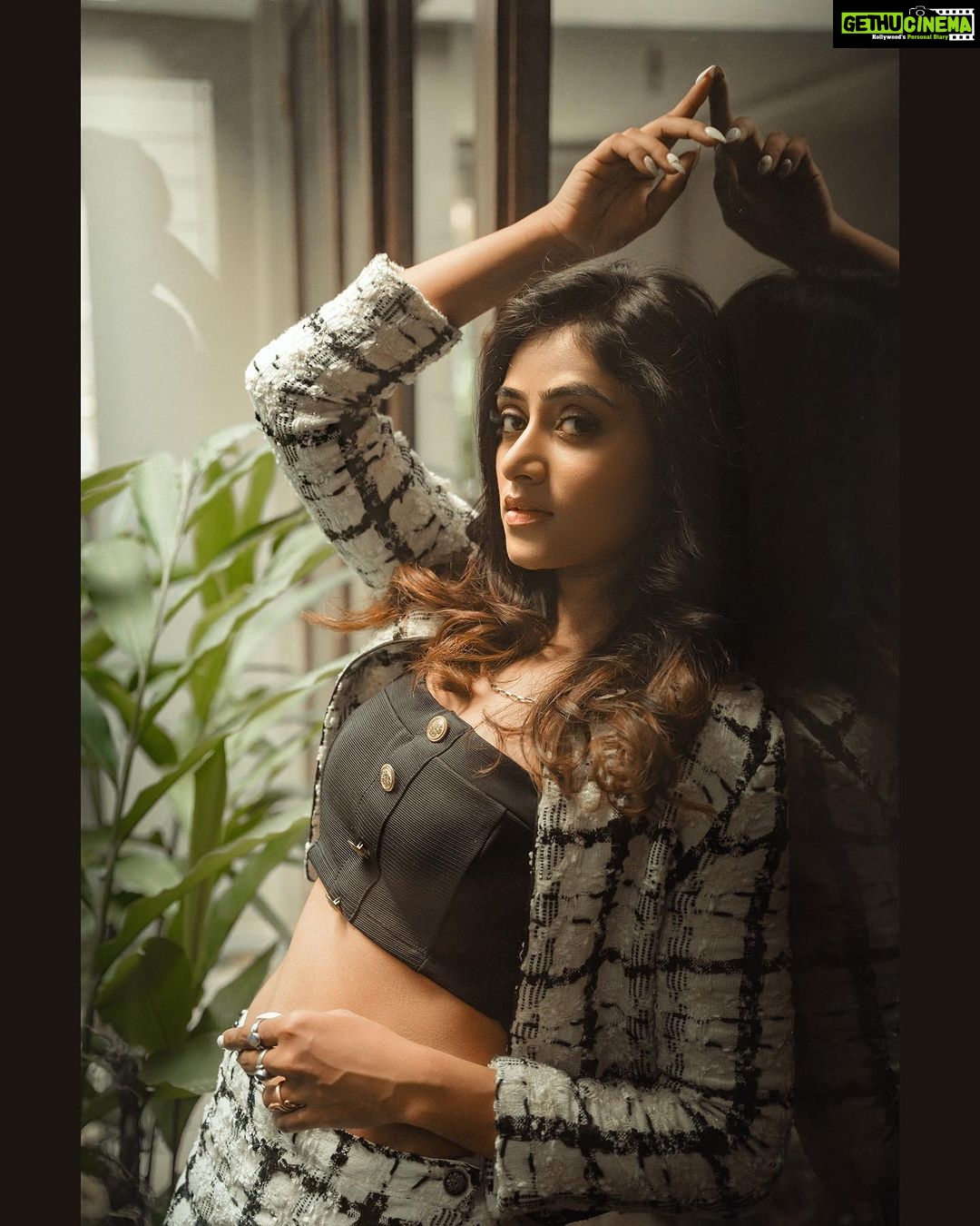 Sangeetha Sringeri Instagram - If we don't tell people how we feel, how will they know? Styled by: @styleline_bydee & @beingstyl Photography: @theportraitstudio_tps Outfit: @mileenia.official MUA: @prashanthmakeover Studio: @tps_spaces