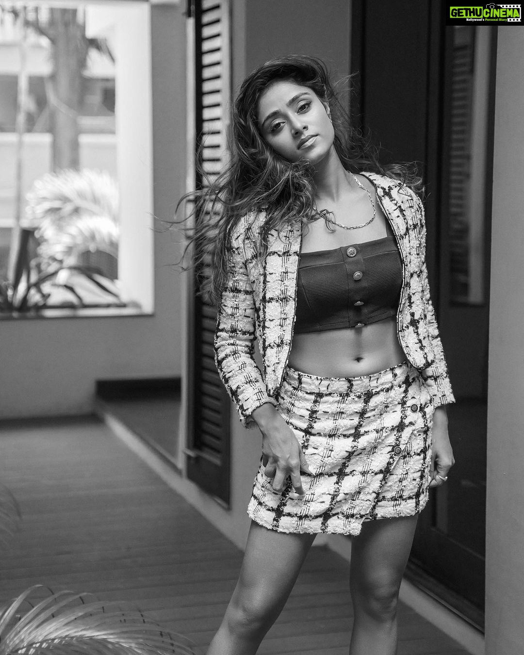Sangeetha Sringeri Instagram - Its kind of rebellious to Be yourself Styled by: @styleline_bydee & @beingstyl Photography: @theportraitstudio_tps Outfit: @mileenia.official MUA: @prashanthmakeover Studio: @tps_spaces