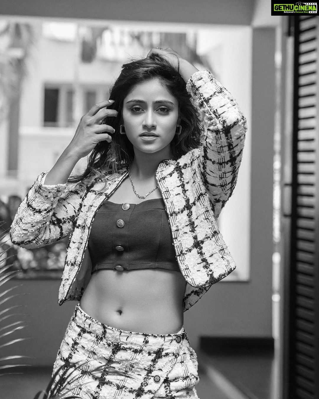 Sangeetha Sringeri Instagram - Its kind of rebellious to Be yourself Styled by: @styleline_bydee & @beingstyl Photography: @theportraitstudio_tps Outfit: @mileenia.official MUA: @prashanthmakeover Studio: @tps_spaces