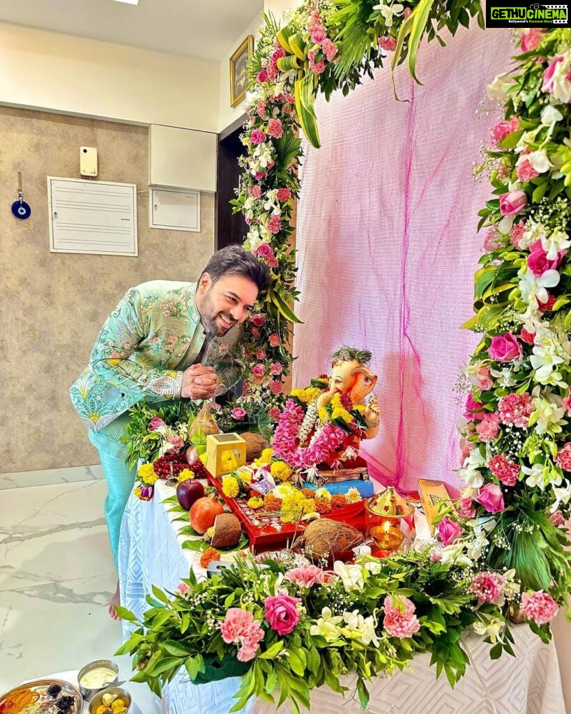 Sanjay Gagnani Instagram - O My Friend Ganesha! Tu Sabko Khush Rakhna Hamesha😇❤ Mumbai, Maharashtra