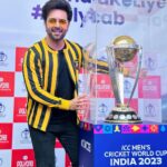 Sanjay Gagnani Instagram - Glad to be the first one to show you the World Cup! #iccmenscricketworldcup2023 🏆 Palladium Mall