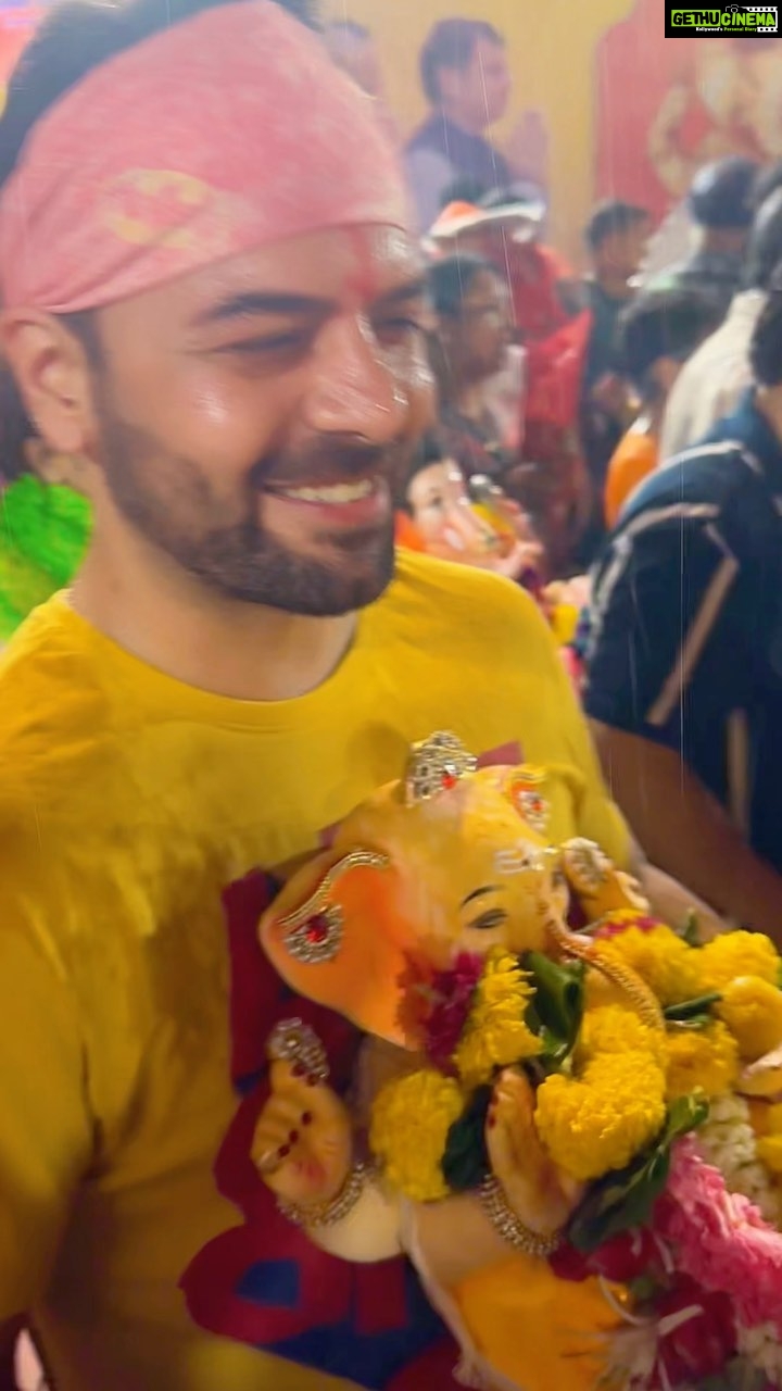 Sanjay Gagnani Instagram - #ganpativisarjan 😇 Ganpati Bappa Morya! Come Back Soonest! ❤️ Mumbai, Maharashtra