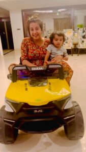 Sanjjanaa Instagram - Contact isakaa toys in the below contact number and shop for your baby , also, you can check out their website and shop from their website given below ❤️
www.isakaabengaluru.com .
🤙 08073934887 
- Free Warranty
- Free service
- Video call assistance , located in Bangalore , free home delivery of your most favourite, high-quality toy anywhere in India . 

“You can also visit the store to pickup and explore more options”

Most affordable prices . ❤ ️

Alarik clothes from @tinyhugs_blr , 
Natural make up @makeupbyvinutha 
Hair by @makeoverby_sushmamanjunath 
Skin care partners @official_dermacol_india 
@equinoxestillmediaa 🎥