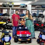 Sanjjanaa Instagram - Hi friends, I really want my baby to have the best of the toys and I am in so much surprised to discover this lovely store of imported cars that you can literally drive @isakaatoys … these cars come with a warranty are very sturdy and stable , they have a free home delivery all over India and they are located in our city #bengaluru in #Banaswadi . I have seen very limited model collection of such cars in other luxury brand toys store in the market and which was at four times the price almost is what I discovered … mr Ameen, the founder of this brand #isakaa toys started the business in a very small scale and today he is the biggest dealer of these luxury toys at economic prizes in the whole country . complete blog of the store tour is coming on my YouTube very very soon ❤️ these choice are available both in bikes and cars from the age of 10 months. You can put the seatbelt to your baby and control the car with a remote. Similarly kids up to 11 years can use these cars and bikes . contact them to book your car right now ❤️ my beautiful hair and make up was done by miss Sowmya Manjunath @makeoverby_sowmyamanjunath & my gorgeous outfit is from @momzjoy . Karnataka, Bangalore