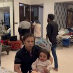 Sanjjanaa Instagram - It was so overwhelming to shoot “ with my entire family in the star cast for the very first time “ for a professional Ad for a very famous washing machine. The Ad is going to come out very soon and I am very grateful and thankful to my husband being a surgeon …. It’s very difficult to adopt into the shoes of a co-actor … Thank you to have always been there for me and thank you to always have become my support system. Thanx to dr Saab lots and lots of love - from @sanjjanaagalrani & @princealarik … Entire behind the scenes vlog is going to be out on my YouTube channel @sanjugalrani , watch the video and don’t forget to subscribe …. Also the washing machine Ad will soon be on air everywhere. Lots and lots of love to everyone who have been my support system on Instagram. Love to all my fans and family. Hair and make up by Team of @glamup_by_bhavithagowda , @makeupartistdeekshithaclinton . Shoot stylist @iyra_designstudio Co - star @princealarik & doctor azeez sir . Karnataka, Bangalore
