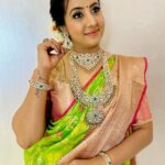 Sanjjanaa Instagram - Beautiful blouse & my look is curated by @vibbhinna ❤️ Real diamond Jewellry by @srikrishnadiamondsandjewellery .. South Indian sarees are known for their vibrant colors, rich fabrics, and intricate designs. There are several types of South Indian sarees that hold special significance in the region's traditions. Let me share some of the popular ones with you… Like Kanjeevaram Saree This saree from Tamil Nadu is renowned for its pure silk fabric and intricate motifs, often inspired by temples and nature. Kanjeevaram sarees are considered highly luxurious and are traditionally worn on special occasions like weddings. South Indian sarees, regardless of their specific type, are often worn with traditional jewelry like temple jewelry, adding to the overall elegance and authenticity of the outfit. The rich heritage and cultural significance associated with South Indian sarees make them truly unique and beloved by people across the globe. Kasavu Saree .. Kasavu sarees, also known as Kerala sarees, are made from handwoven cotton fabric with a golden border known as kasavu. These sarees are typically off-white or cream in color and are associated with the beautiful culture and traditions of Kerala. This one I’m flaunting is a Gadwal Saree … Originating from Telangana, Gadwal sarees are known for their unique integration of cotton and silk fabrics. They feature large-sized motifs and a contrasting pallu that adds to their distinct charm. Pochampally Saree … Pochampally sarees, from the Telangana region, are crafted with an intricate tie-and-dye technique called "ikat." These sarees come in a variety of colors and designs and are highly valued for their meticulous craftsmanship. I completely believe that saree on our Indian woman is by far an excellent & the most beautiful Elegant option . Karnataka, Bangalore