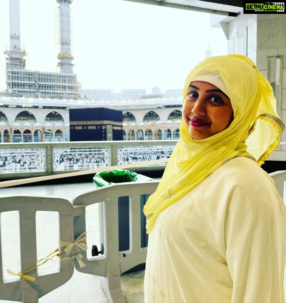 Sanjjanaa Instagram - Celebrating the Joyous Festival of Bakrid: A Glimpse into Muslim Customs in my Mother in laws home . As the air becomes infused with a sense of anticipation and devotion, we gear up to embrace the vibrant festival of Bakrid. A significant occasion for Muslims worldwide, Bakrid, also known as Eid al-Adha . This joyous festival not only signifies faith and sacrifice but also exemplifies the spirit of unity, compassion, and gratitude. Intricately woven into the tapestry of our culture, Bakrid commemorates the willingness of Prophet Ibrahim (Abraham) to sacrifice his beloved son, Ismail, as an act of obedience to Allah's divine command. Just as Ibrahim's unwavering faith was rewarded with a miraculous intervention, Bakrid symbolizes the virtues of trust, surrender, and resilience. Preparations for Bakrid commence well in advance, as families come together to create a warm and inviting atmosphere. The festival serves as a unifying force, bringing together people from diverse backgrounds, fostering a spirit of togetherness and harmony. On the day of Bakrid, the devout Muslims congregate to offer prayers at the local mosques, donning their finest attire. The congregational prayer, known as Salat al-Eid, is a moment of deep reflection and gratitude, as believers seek blessings, forgiveness, and guidance from the Almighty. It is customary to offer warm hospitality by inviting friends, relatives, and even strangers into homes, where they are treated to a scrumptious feast. The centerpiece of this culinary extravaganza is the sacrificial meat, known as Qurbani, which symbolizes the ultimate sacrifice made by Ibrahim. This meat is shared with family, friends, and the less fortunate, Bakrid also serves as a time for introspection and self-improvement. We engage in self-reflection, seeking forgiveness for past transgressions and striving to strengthen their relationship with Allah. Guided by the principles of their faith, celebrate Bakrid not only as a religious observance but also as an opportunity to foster unity, compassion, and inclusivity. - Sanjjanaa Galrani . Masjid Al Haram Makkah - مسجد الحرام مكه المكرمه