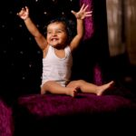 Sanjjanaa Instagram - So adorable 😍😍😍😍 thanx Santosh uncle @concepts_equinoxe , @equinoxestillmediaa for clicking some of the best pictures of my childhood , thanx mom @sanjjanaagalrani to be my best cheerleader leader , @tinyhugs_blr to stylus and make us look so cool . Karnataka, Bangalore