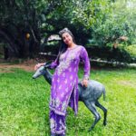 Sanjjanaa Instagram - So I happened to attend the wedding of my Lawyer’s daughter Mr . Patapat prakash , and I happened to stay in a resort which was so beautiful close to nature … hustling in between the resort and the wedding. It was a quick 18 hour trip … here are the glimpses of my stay. For me, fashion is all about comfort , I flaunted this simple yet classic #chikankari dress from @ruslaansiddiqui , sometimes opting for artificial jewellery is just so perfect when you don’t want to take responsibility of carrying expensive jewellery … these days I’m completely in love with @jewelerybysusmitha , you must check out her adorable collection . 📷 by @sanjaytanesh team @pacific_entertainment1 📷 Karnataka, Bangalore
