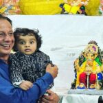 Sanjjanaa Instagram - Like every year this year, also we went along with my family to shop our most favourite cute Lord Ganesha and gauri ji murthy from Sajjanrao circle in #nammabengaluru , every year since my childhood in my life, I have seen my mom bringing a new Ganesha and worshipping the murthy for the entire year before we can do the visarjan (immersion) of our lord of the idol that we bought the previous year & kept at our home for one entire year in our Pooja room .. however, the new Ganesha that we bought this year will stay with us in our Holi place our puja room our home for an entire year before the next year #ganeshachaturthi festival is celebrated … Besides, I have been following the tradition for the last eight years of living in Indiranagar, where in my Lane we celebrate the #ganeshafestival in at most grandeur , with my little brothers in our neighbourhood who arrange the entire Festival and again the giant beautiful idol is completely bought by me so that I can seek the blessings of the lord Ganesha who is close to my heart ❤️ As a child, we always waited for this festival with so much love and affection so that we can play dance sing with friends along with RK stars .. now that we are adults and so busy in the hustle of our life, I really miss my childhood days and those celebrations …. ❤️ I look at Lord Ganesha as a symbol of power, strength and his very avatar makes us believe that nothing is impossible with the blessings of our parents ❤️ #happyganeshchaturthi to all may you be blessed with only happiness and may all your sorrows & agony disappear ❤️ In frame with my son @princealarik ❤️ Brand partners @vibbhinna , @tinyhugs_blr ❤️. complete blog of shopping. My Ganesha is going to be out on my YouTube channel @sanjanagalranivlogs . Do subscribe ❤️ Karnataka, Bangalore
