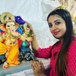 Sanjjanaa Instagram - Like every year this year, also we went along with my family to shop our most favourite cute Lord Ganesha and gauri ji murthy from Sajjanrao circle in #nammabengaluru , every year since my childhood in my life, I have seen my mom bringing a new Ganesha and worshipping the murthy for the entire year before we can do the visarjan (immersion) of our lord of the idol that we bought the previous year & kept at our home for one entire year in our Pooja room .. however, the new Ganesha that we bought this year will stay with us in our Holi place our puja room our home for an entire year before the next year #ganeshachaturthi festival is celebrated … Besides, I have been following the tradition for the last eight years of living in Indiranagar, where in my Lane we celebrate the #ganeshafestival in at most grandeur , with my little brothers in our neighbourhood who arrange the entire Festival and again the giant beautiful idol is completely bought by me so that I can seek the blessings of the lord Ganesha who is close to my heart ❤️ As a child, we always waited for this festival with so much love and affection so that we can play dance sing with friends along with RK stars .. now that we are adults and so busy in the hustle of our life, I really miss my childhood days and those celebrations …. ❤️ I look at Lord Ganesha as a symbol of power, strength and his very avatar makes us believe that nothing is impossible with the blessings of our parents ❤️ #happyganeshchaturthi to all may you be blessed with only happiness and may all your sorrows & agony disappear ❤️ In frame with my son @princealarik ❤️ Brand partners @vibbhinna , @tinyhugs_blr ❤️. complete blog of shopping. My Ganesha is going to be out on my YouTube channel @sanjanagalranivlogs . Do subscribe ❤️ Karnataka, Bangalore