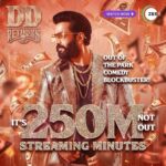Santhanam Instagram - It’s 250M not out 🥳🔥 The biggest comedy blockbuster of the year #DDReturns is streaming now on ZEE5! ✨ @santa_santhanam @surofficial @premanand031 @masoomshankarofficial @thangadurai_actor #ddreturns #galattagang #santhanam #comedyking #zee5 #onlyonzee5 #santa #horrorcomedy #horror #comedy #tamilmovie