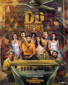 Santhanam Instagram - Worldwide in Theatres from tomorrow 😎👻🤞

#ddreturnsfromjuly28 

@premanand031 @rkentrtaiment @surofficial @masoomshankarofficial @thangadurai_actor @thinkmusicofficial @onlynikil