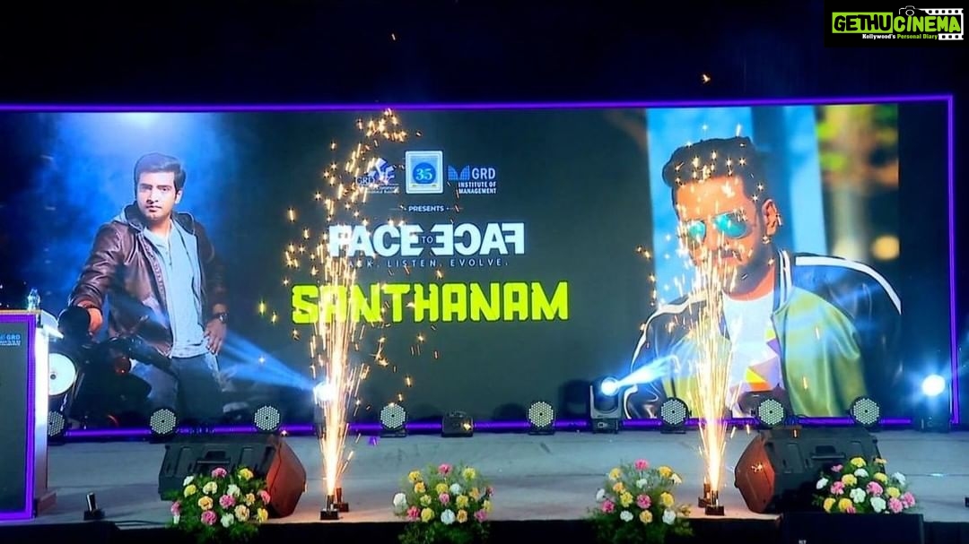 Santhanam Instagram - #DDReturns Promotions are in full swing, as we kick off from the heart of #Coimbatore! π #DDReturnsFromJuly28th @santa_santhanam @rkentrtaiment @grdscib @krishnakumarramachandran @surofficial @premanand031 @rkentrtaiment @ofrooooo @dopdeepakpadhy @dineshashok_13 @thinkmusicofficial @onlynikil #ihorsepictures